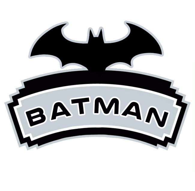 San Antonio Spurs Batman logo fabric transfer